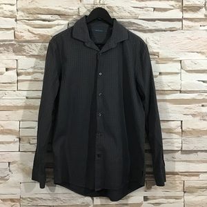 Perry Ellis Gray Shirt Sz M (Y08)